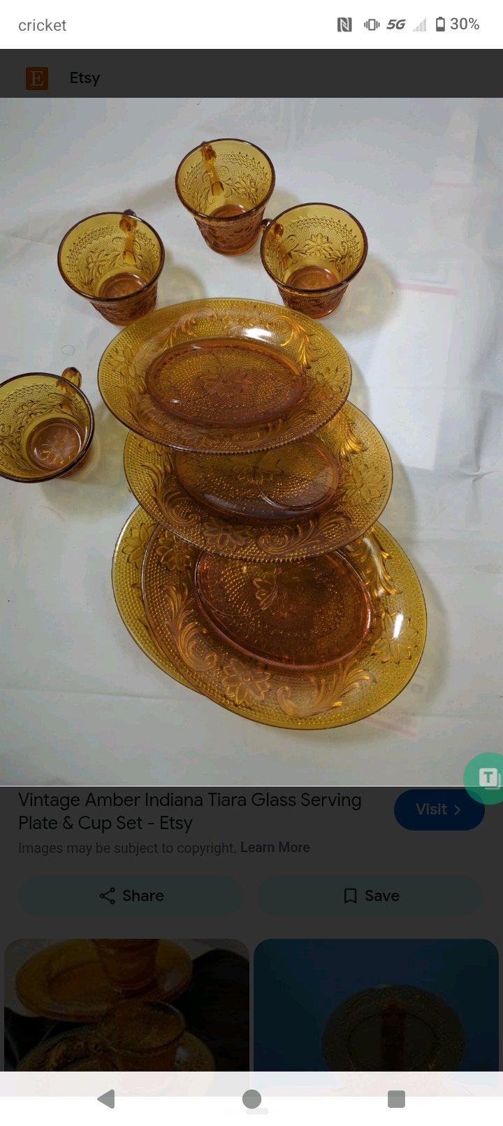 serving cups and plates set 4 - Adamsville, Alabama - FleaMarketBay