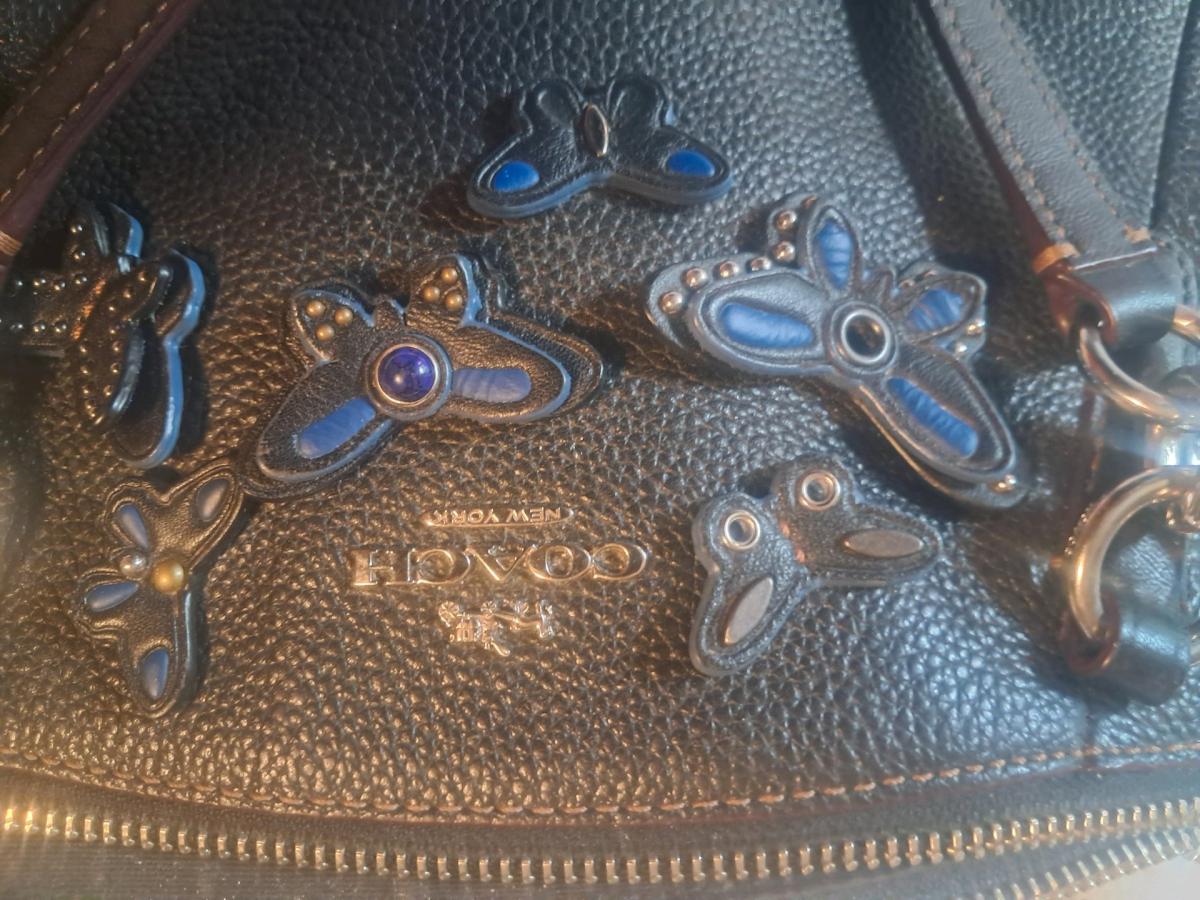 Black leather vintage Coach Kelsey Satchel - Corning, New York - FleaMarketBay