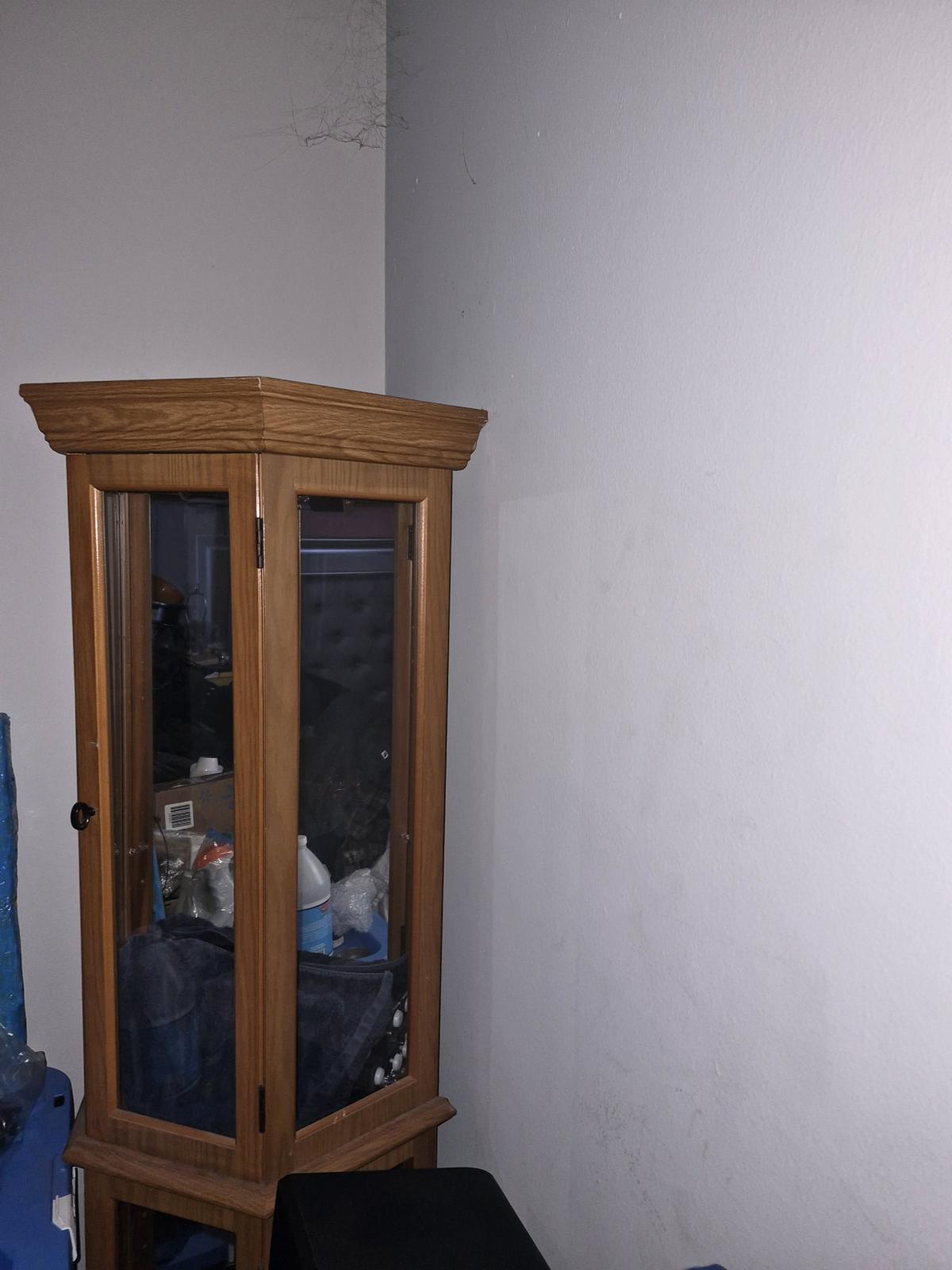 Corner China Cabinet with Glass Shelves - Newark, Delaware - FleaMarketBay
