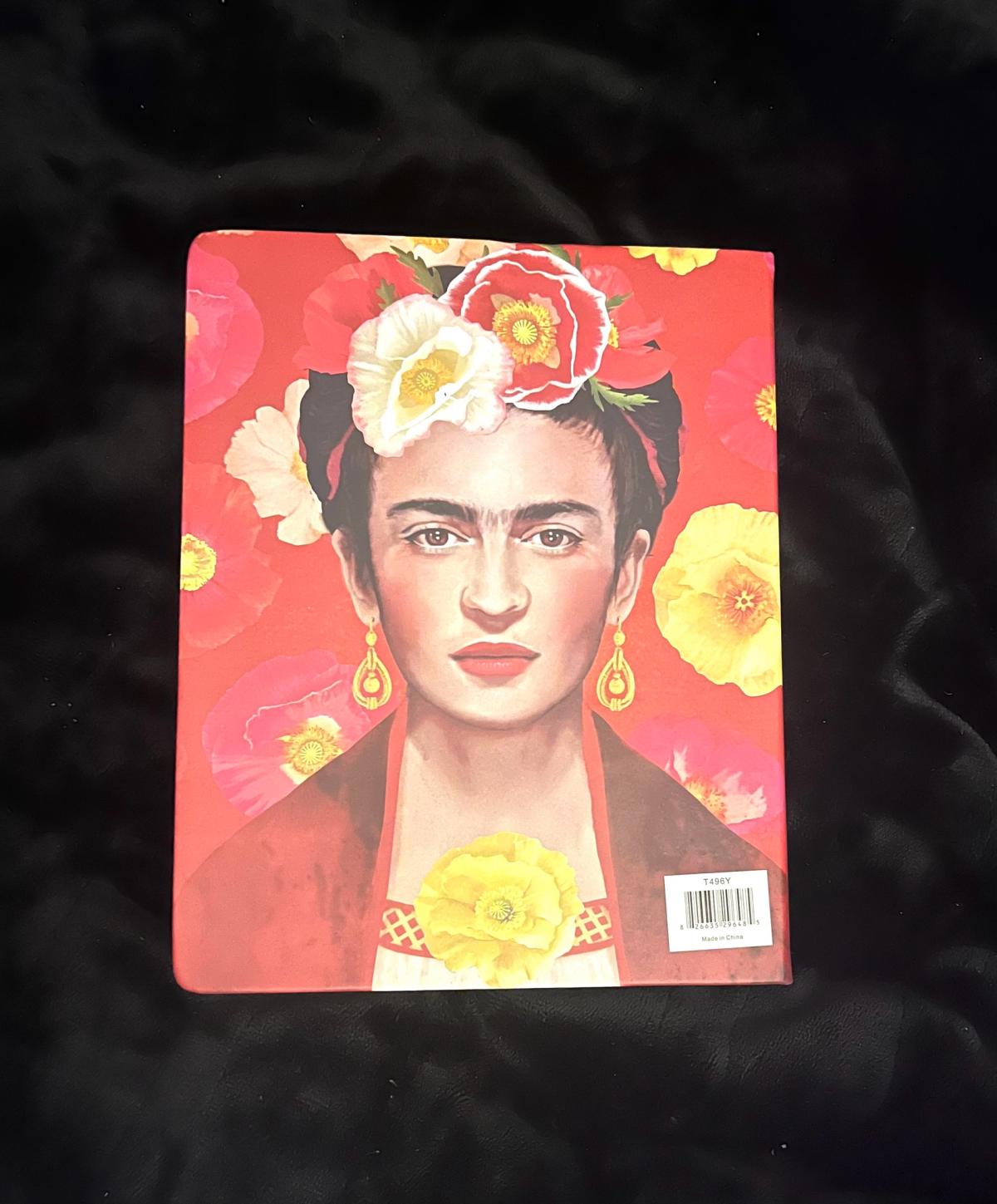 Frida Kahlo Floral Lined Notebook Journal - Norwood, Massachusetts - FleaMarketBay