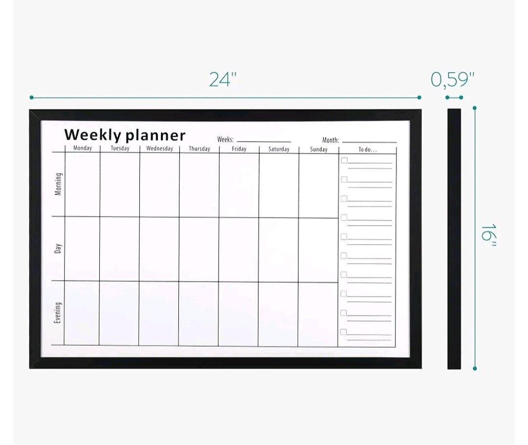Navaris Weekly Planner White Board - Tomball, Texas - FleaMarketBay