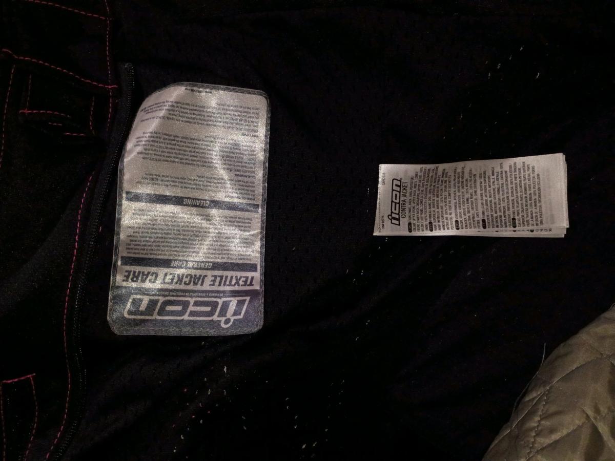 icon contra Motorcycle jacket - Rome, New York - FleaMarketBay