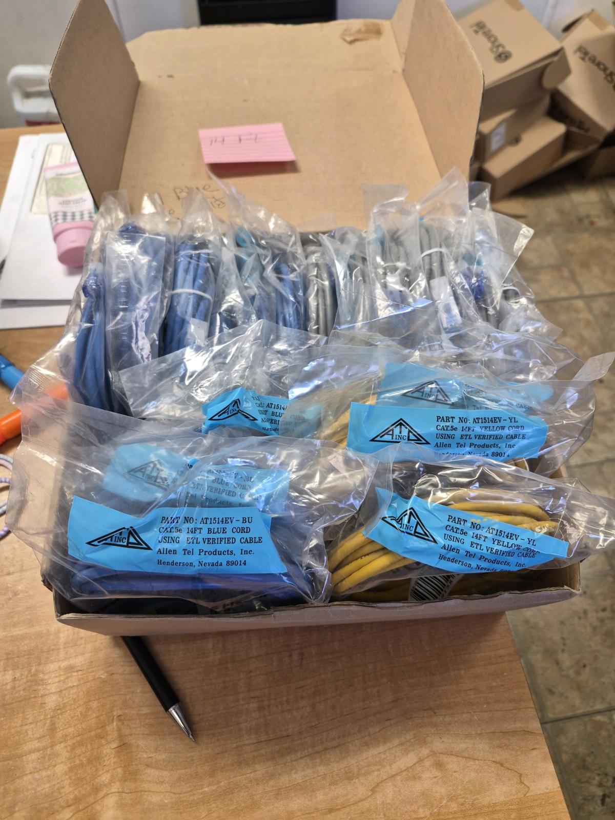 Lot 18 pcks ETL VERIFIED CABLE - Franklin, Ohio - FleaMarketBay