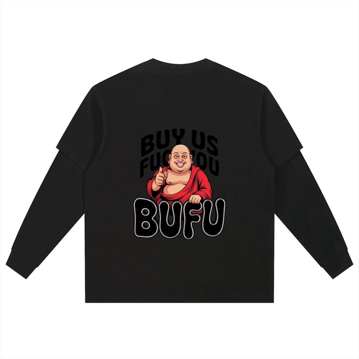 BUFU TwoFace TwoPiece Graphic Long Sleeve - Fort Polk, Louisiana - FleaMarketBay