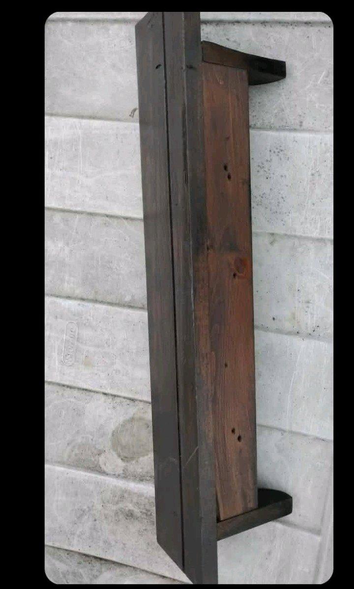 A   Antique Wooden Vintage Stained Shelf - Swansea, South Carolina - FleaMarketBay