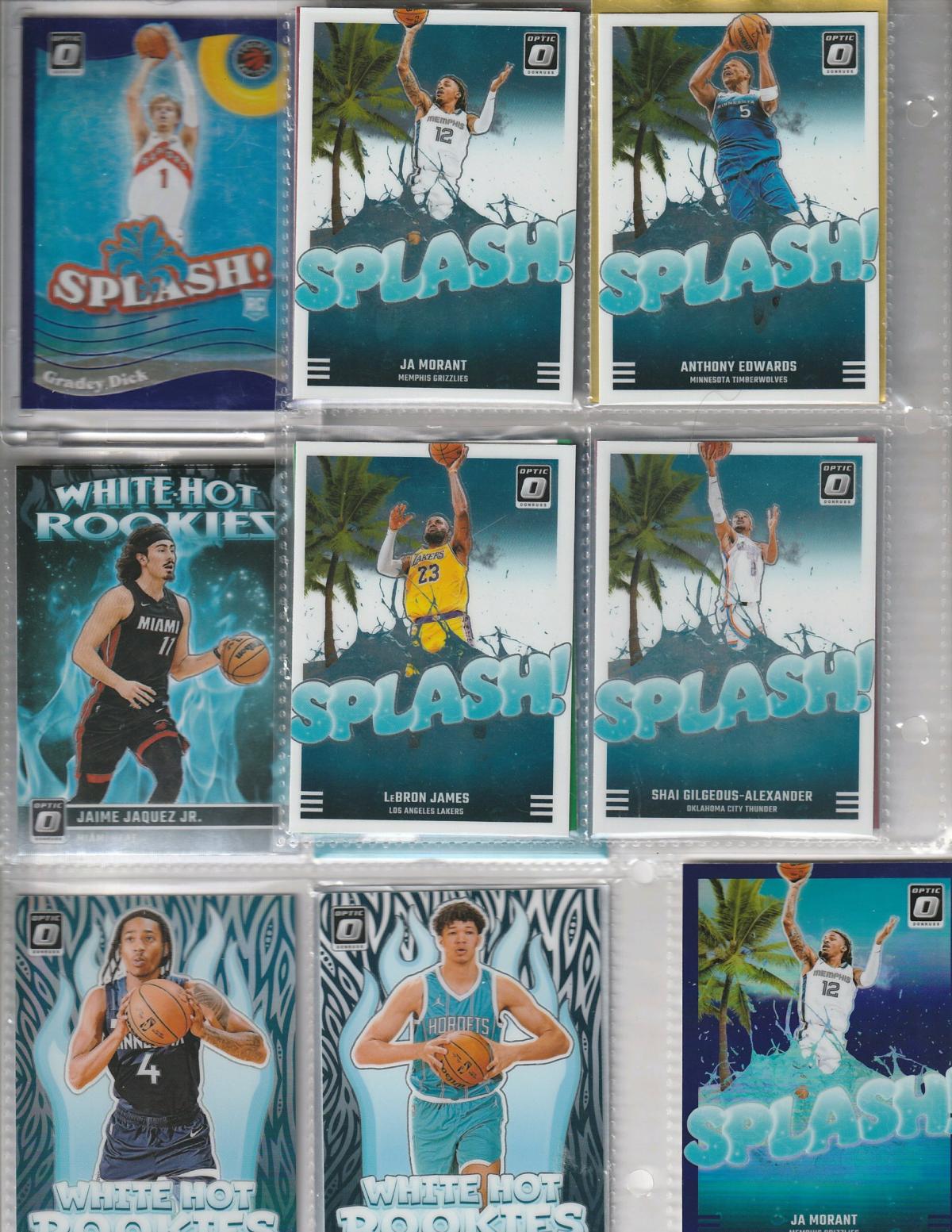 Panini Basketball cards optic Splash mosiac Hoops - Roanoke, Virginia - FleaMarketBay