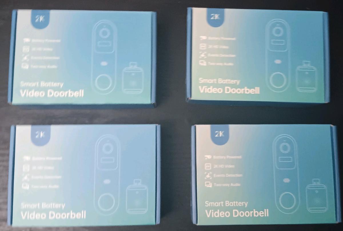 2K SMART BATTERY VIDEO DOORBELL CAMERA - Bronx, New York - FleaMarketBay