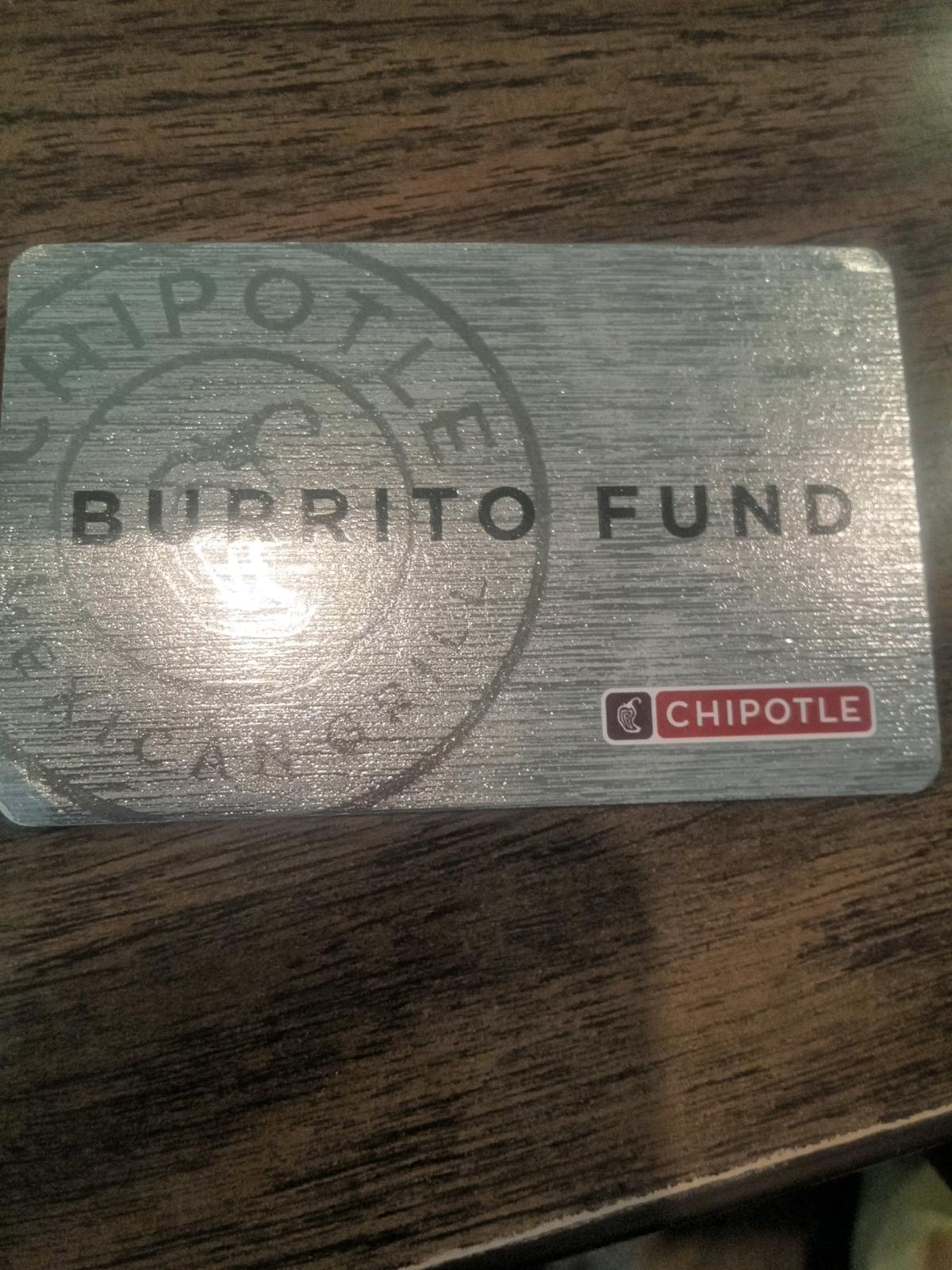 Chipotle restaurant gift card - Zanesville, Ohio - FleaMarketBay