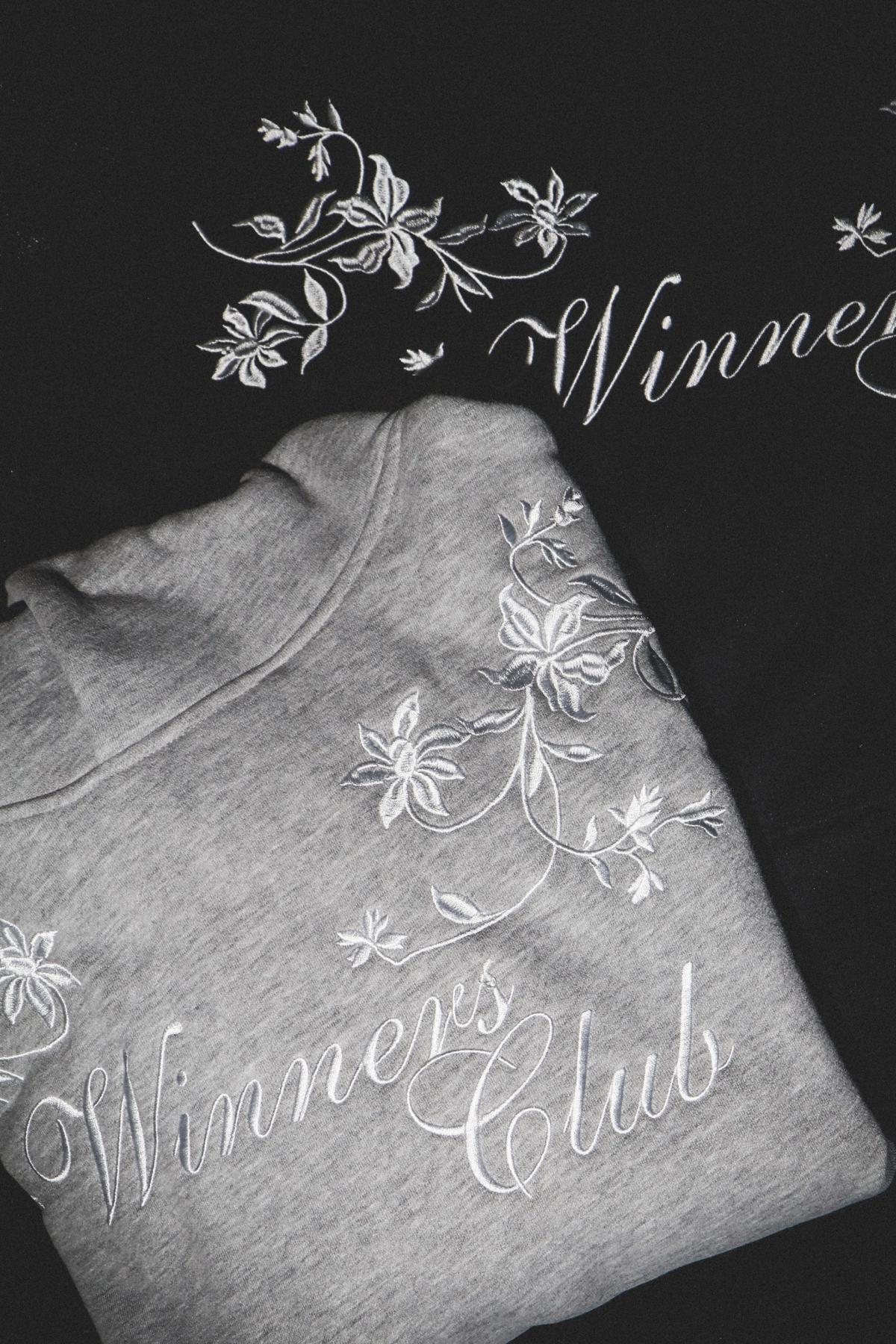 Embroidered Winners Club Hoodie - San Mateo, California - FleaMarketBay