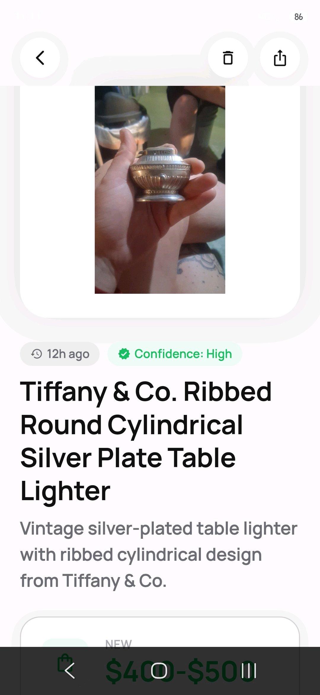 a tiffany n co antique table lighter zippo - Cheyenne, Wyoming - FleaMarketBay