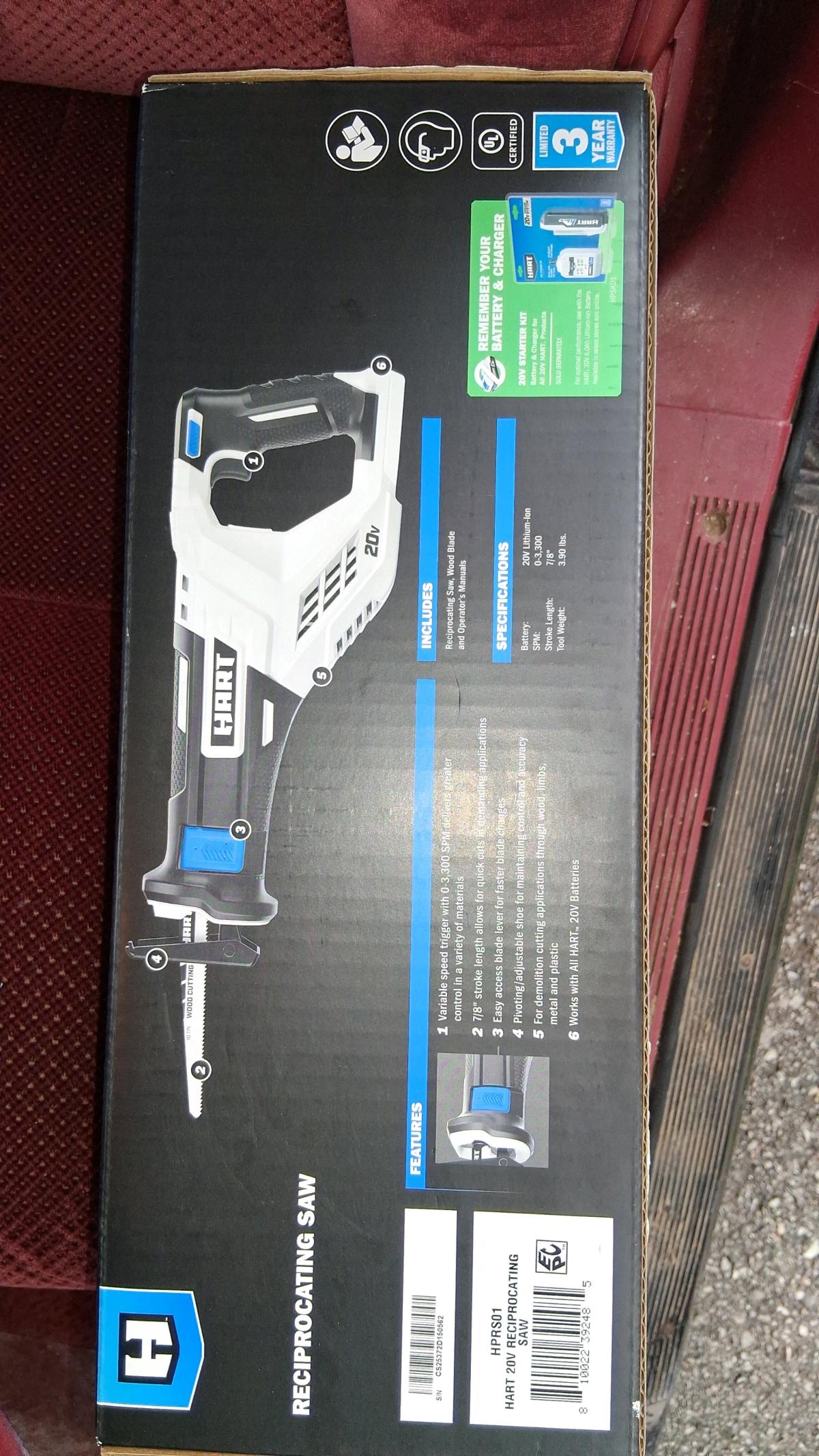HART 20V Cordless Brushless Circular Saw and Reciprocating S - Kansas City, Missouri - FleaMarketBay
