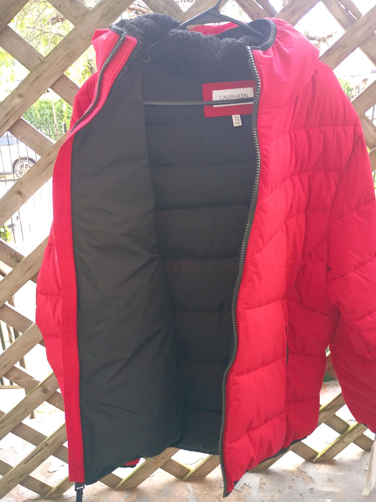 Brand New NWT Calvin Klein Mens Puffer Jacket  Red Size XXL - Baltimore, Maryland - FleaMarketBay