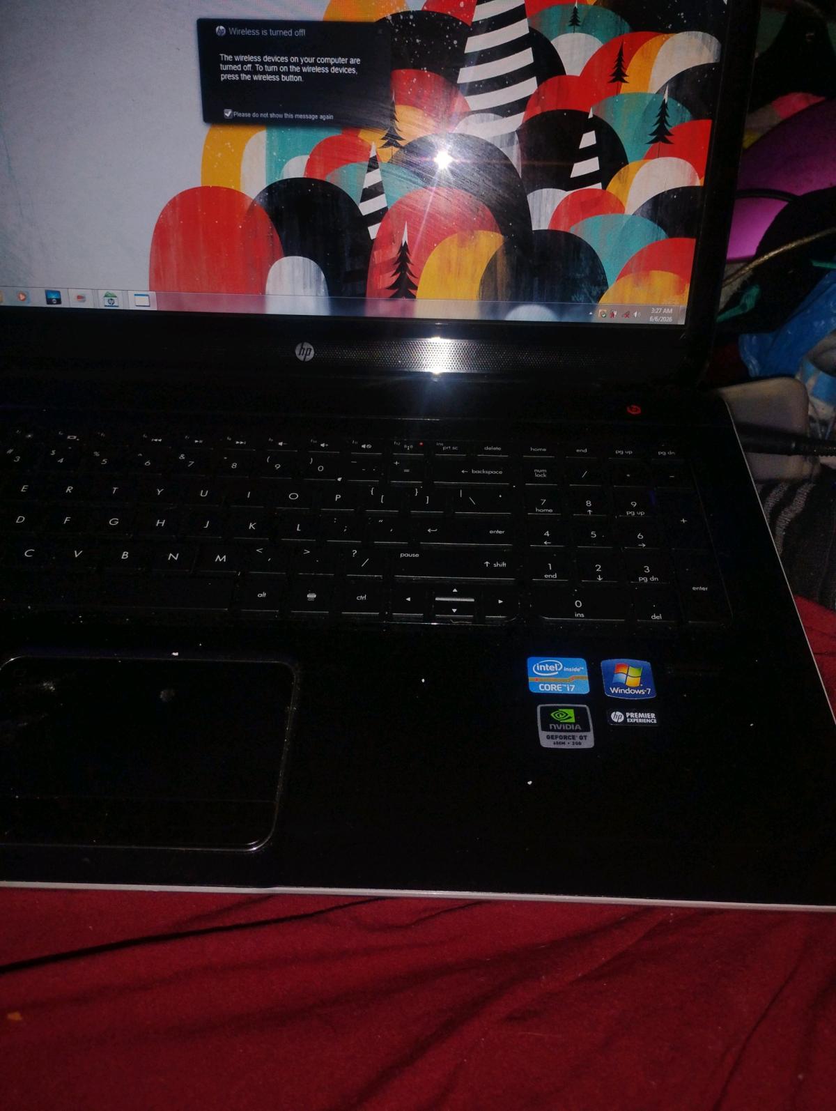 hp pavilion windows 7 with bluray dvd player on side - Oakland, Maryland - FleaMarketBay