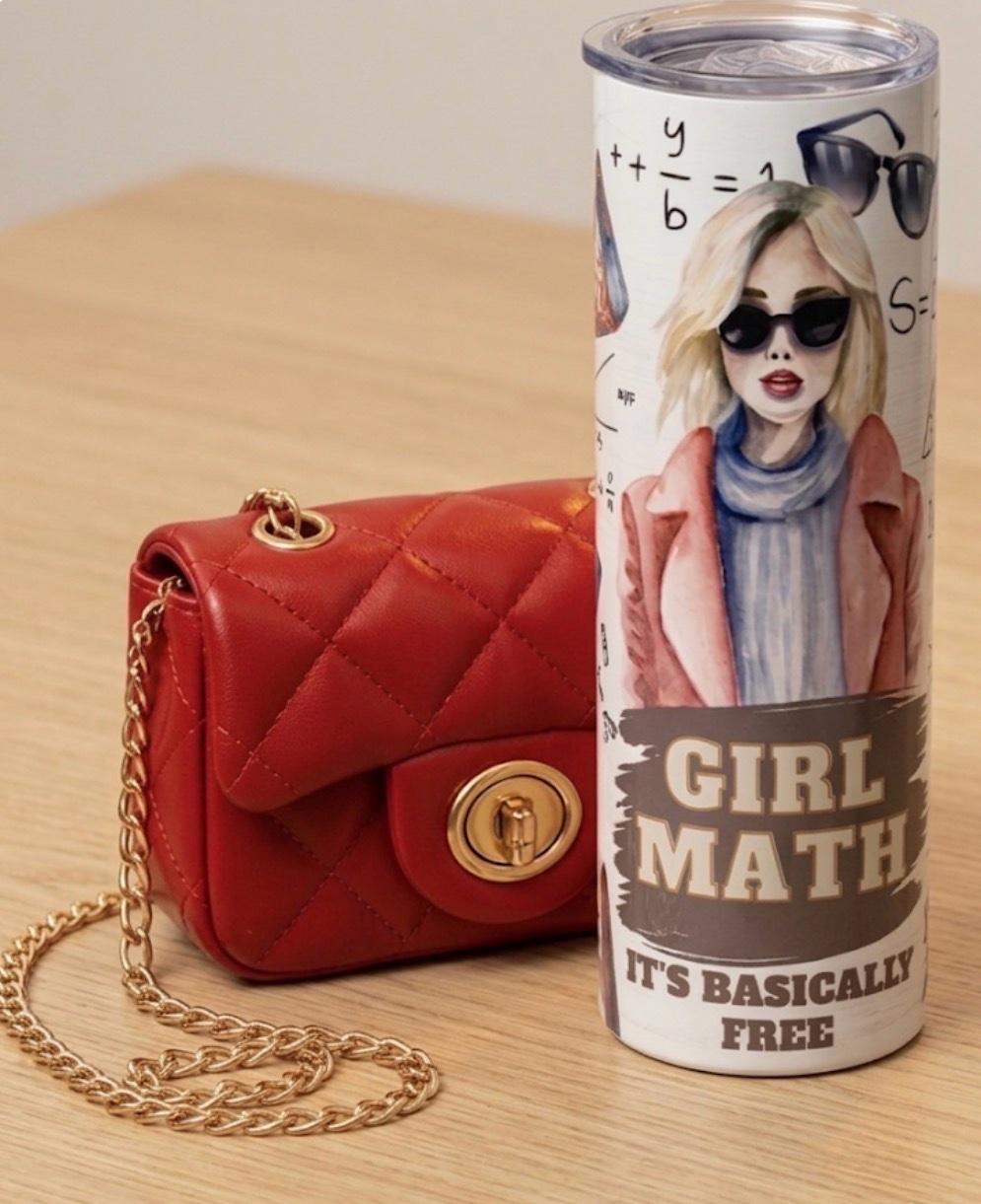 Red Handbag and Tumbler Set - Tulsa, Oklahoma - FleaMarketBay