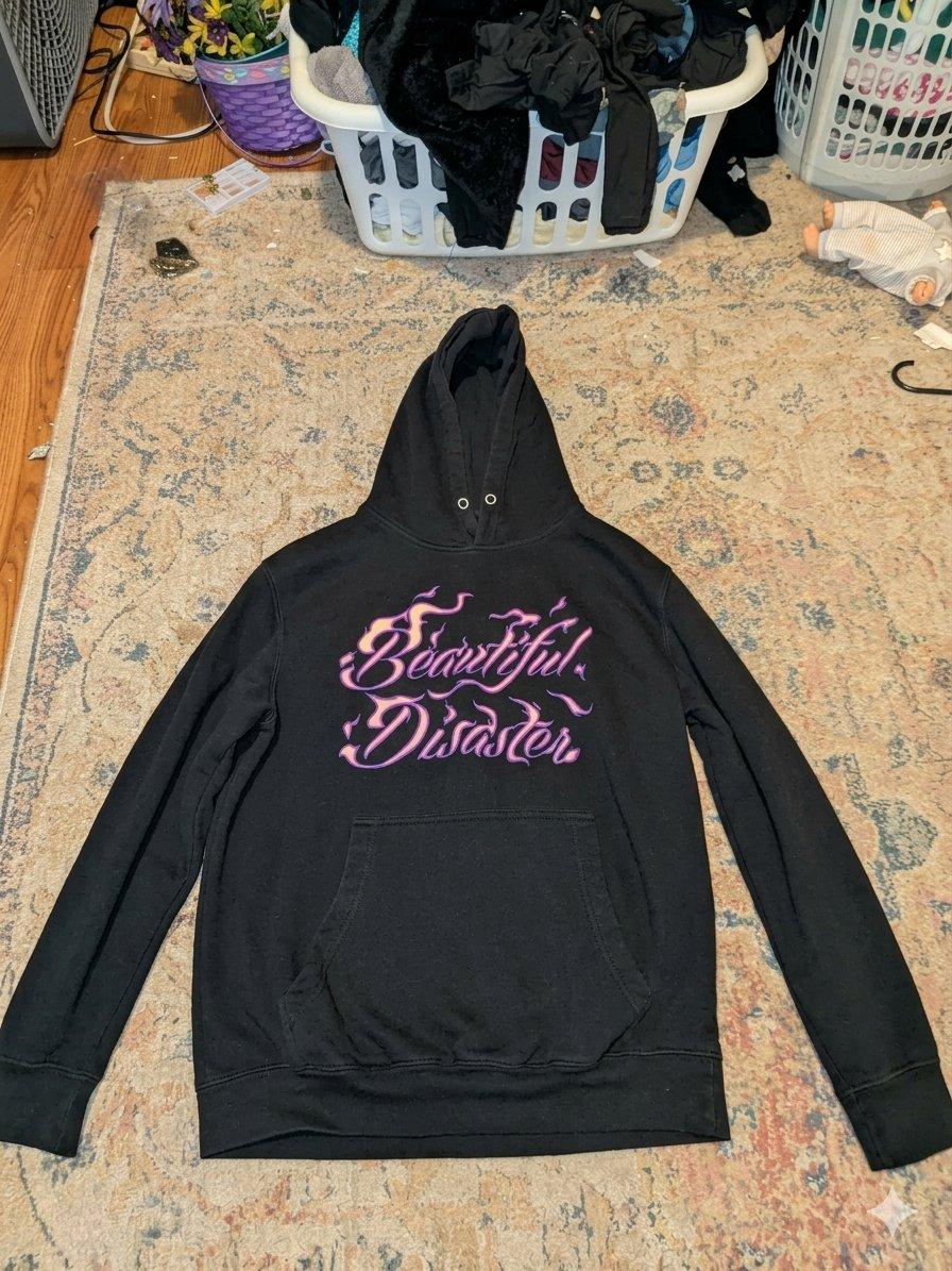 Beautiful Disaster Clothing Phoenix collection black pullove - Round Lake, Illinois - FleaMarketBay