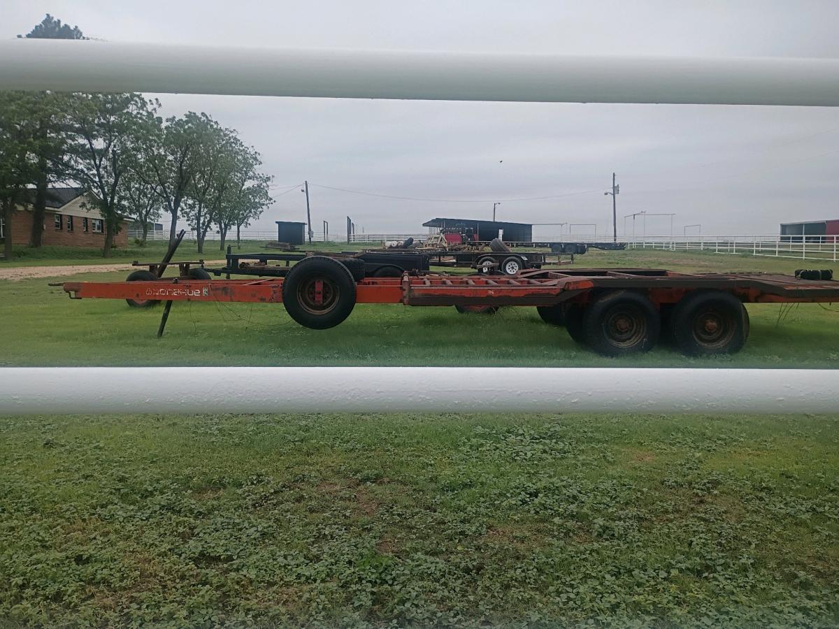 Vintage Donahue Implement Carrier Trailer - Plainview, Texas - FleaMarketBay