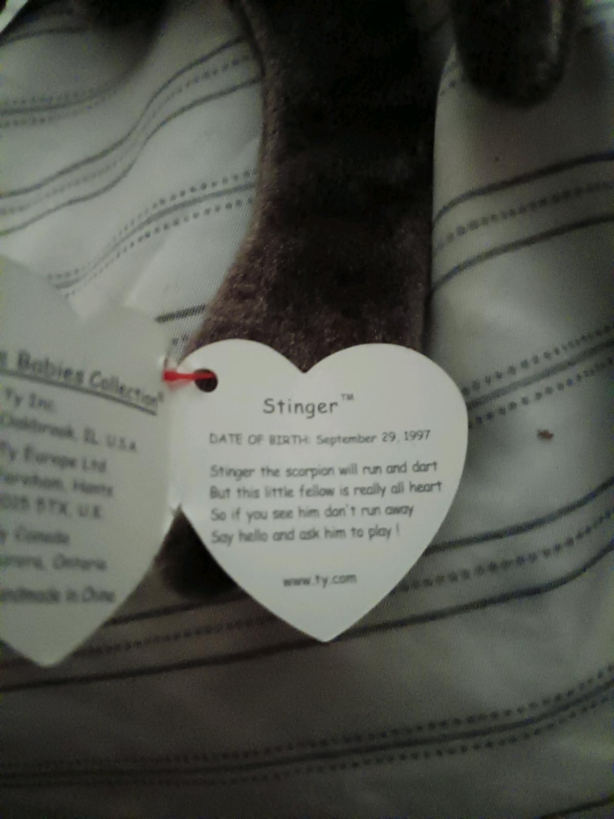beenie babies stinger - Hayward, California - FleaMarketBay