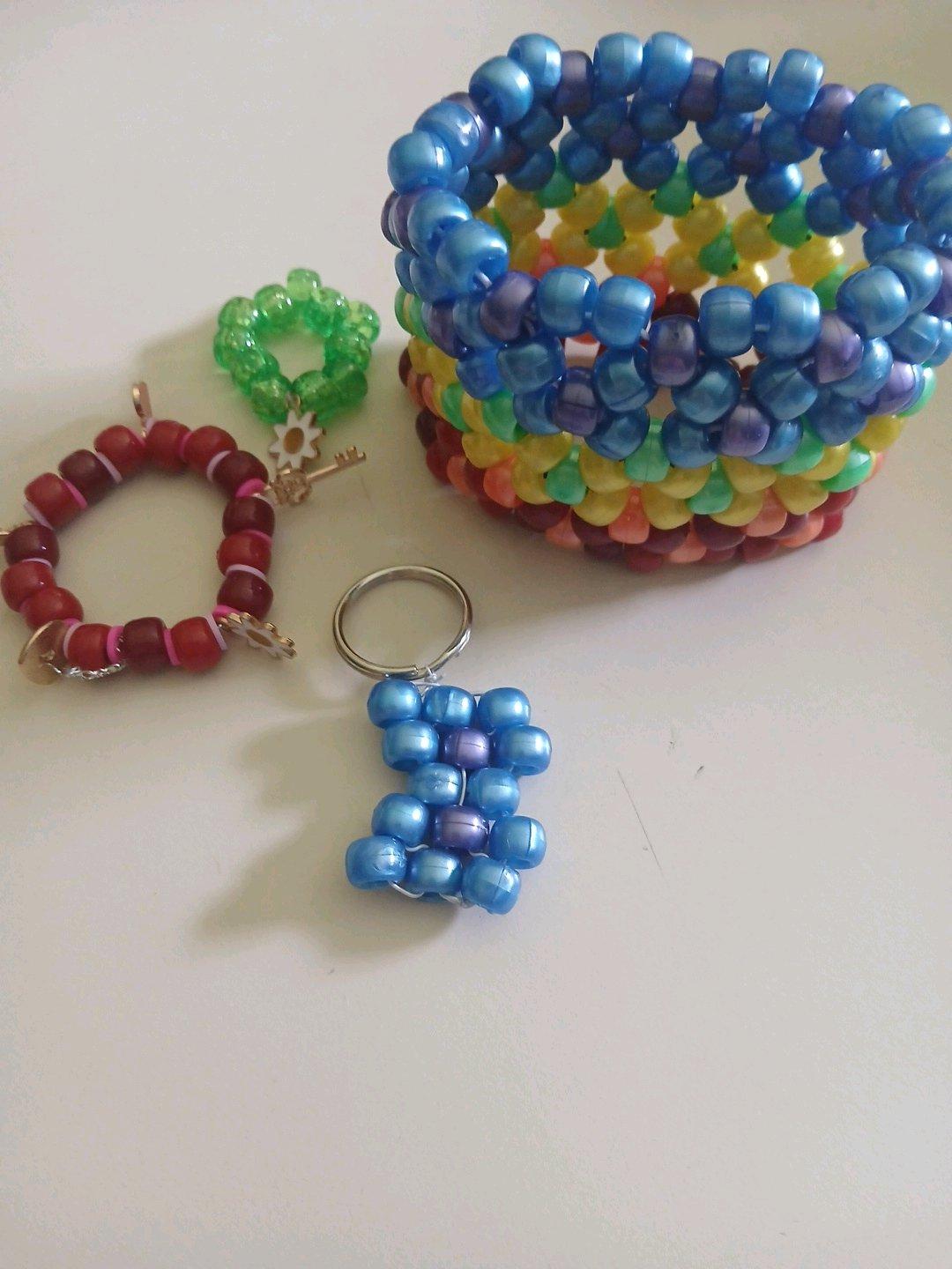 Mystery Kandi 1 cuff 1 keychain 1 single 1 ring - Hamilton, Alabama - FleaMarketBay
