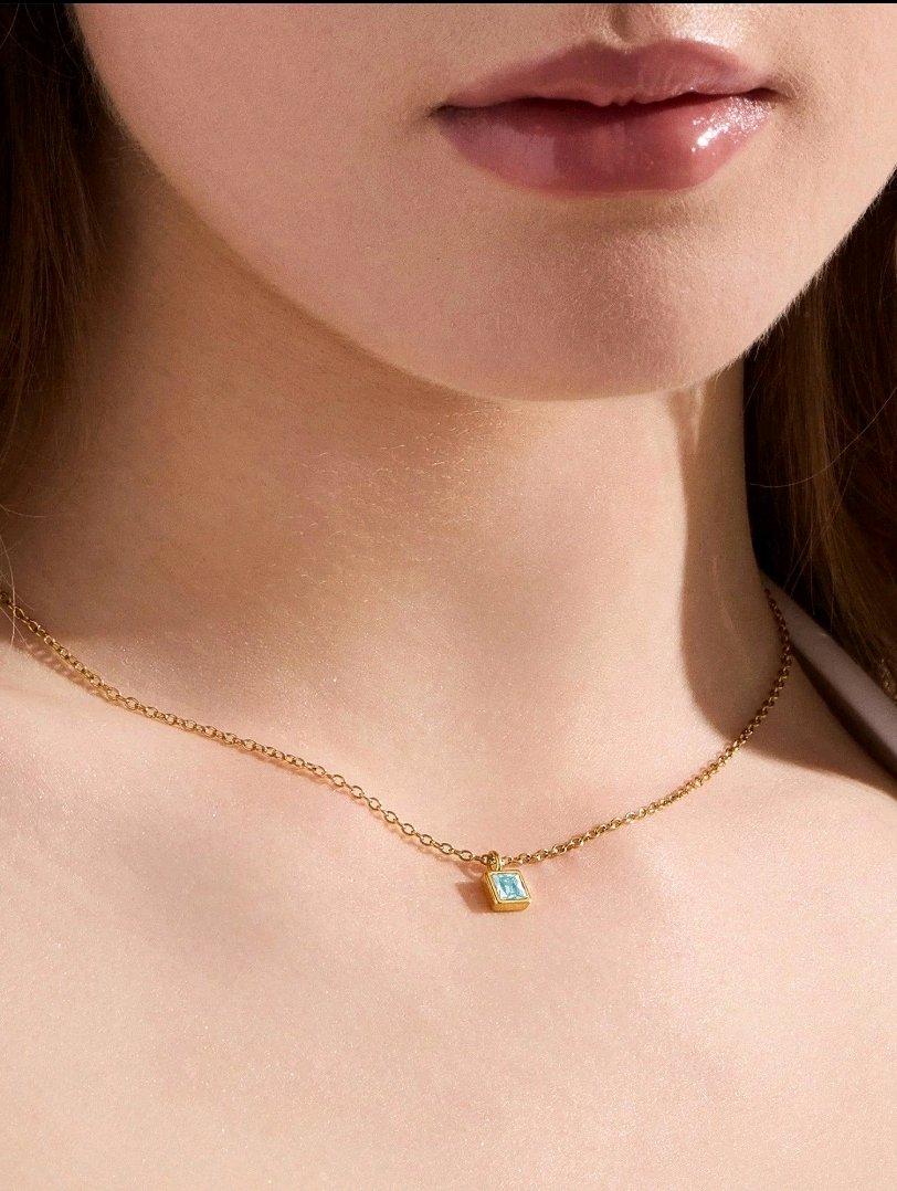 Blue Topaz Necklace - Angleton, Texas - FleaMarketBay