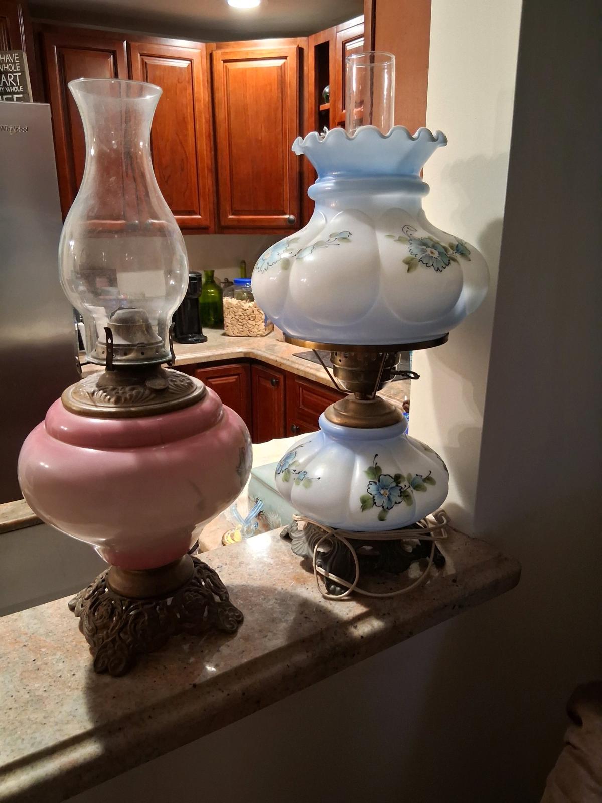 Lamps one plug in other kerosene - West Palm Beach, Florida - FleaMarketBay