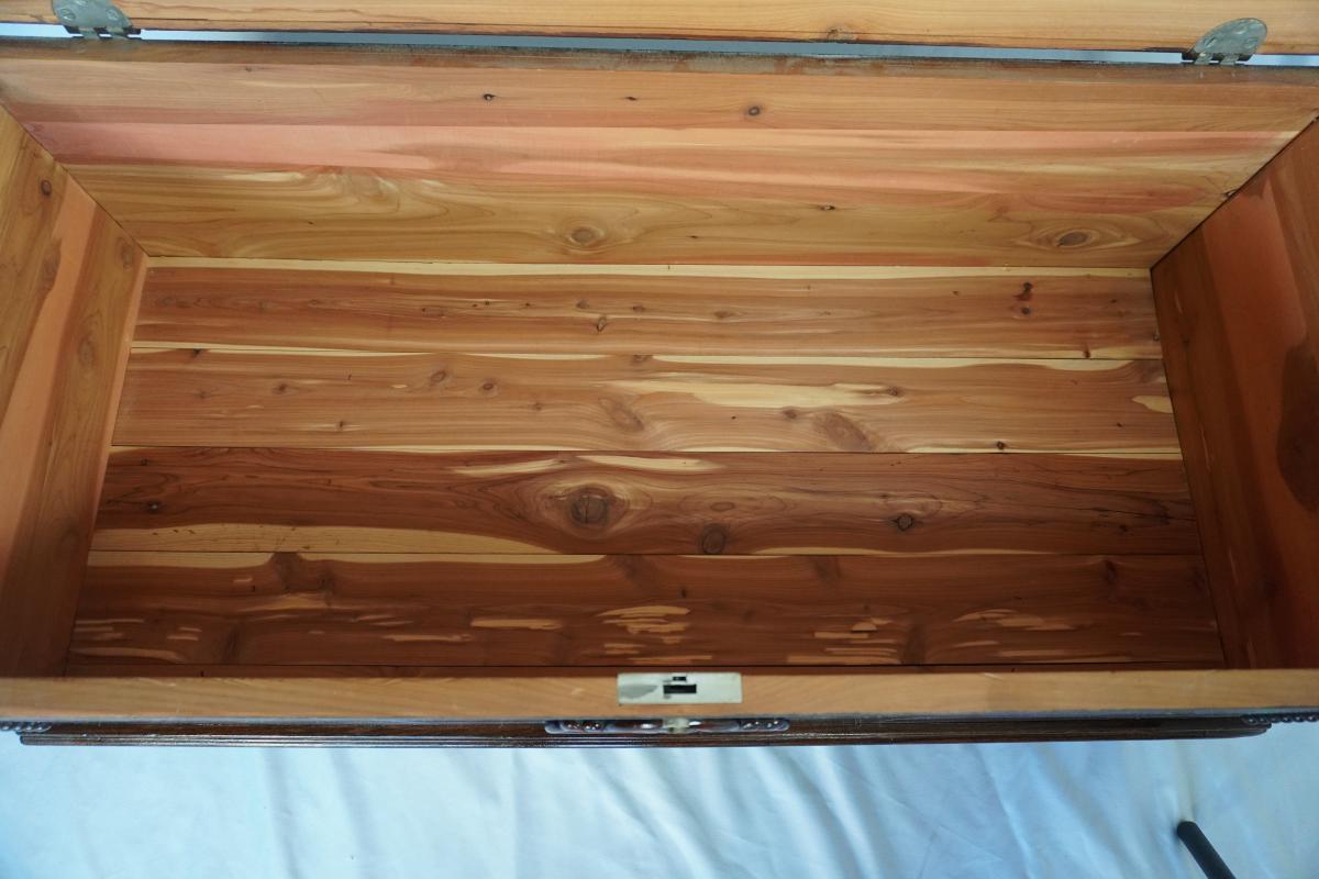 Vintage Cedar Lined Hope Chest | Solid Cedar Blanket Chest | Storage Trunk - , California - FleaMarketBay