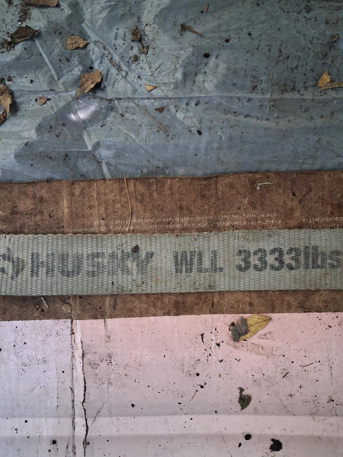 2 nylon  straps one with hook one without 15ft 25ft strong - Clearwater, Florida - FleaMarketBay