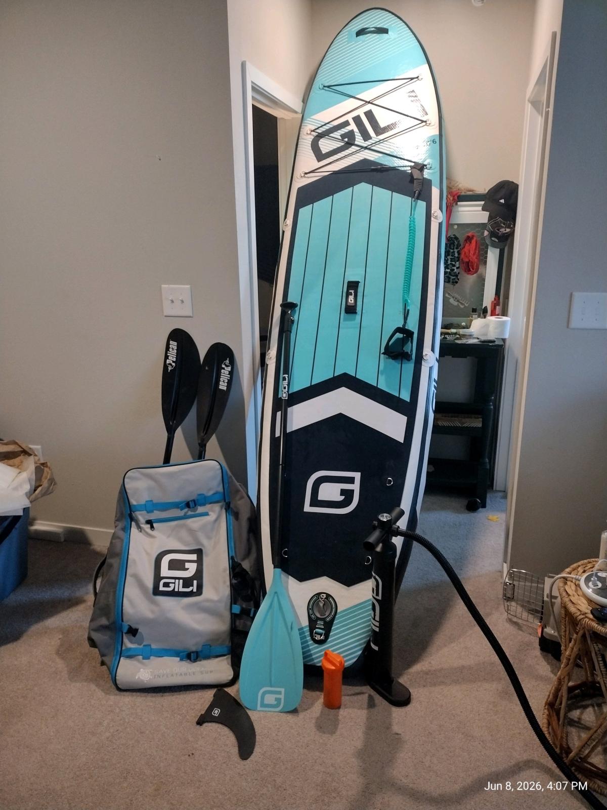 GILI 106 STAND UP PADDLE BOARD INFLATABLE - Agency, Missouri - FleaMarketBay
