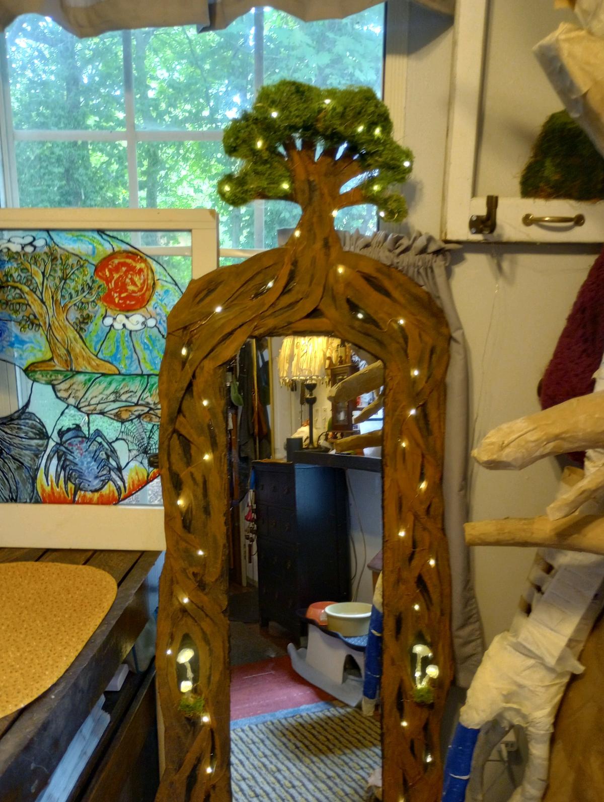 Hobbit Hole Mirror Handmade - Cleveland, Tennessee - FleaMarketBay