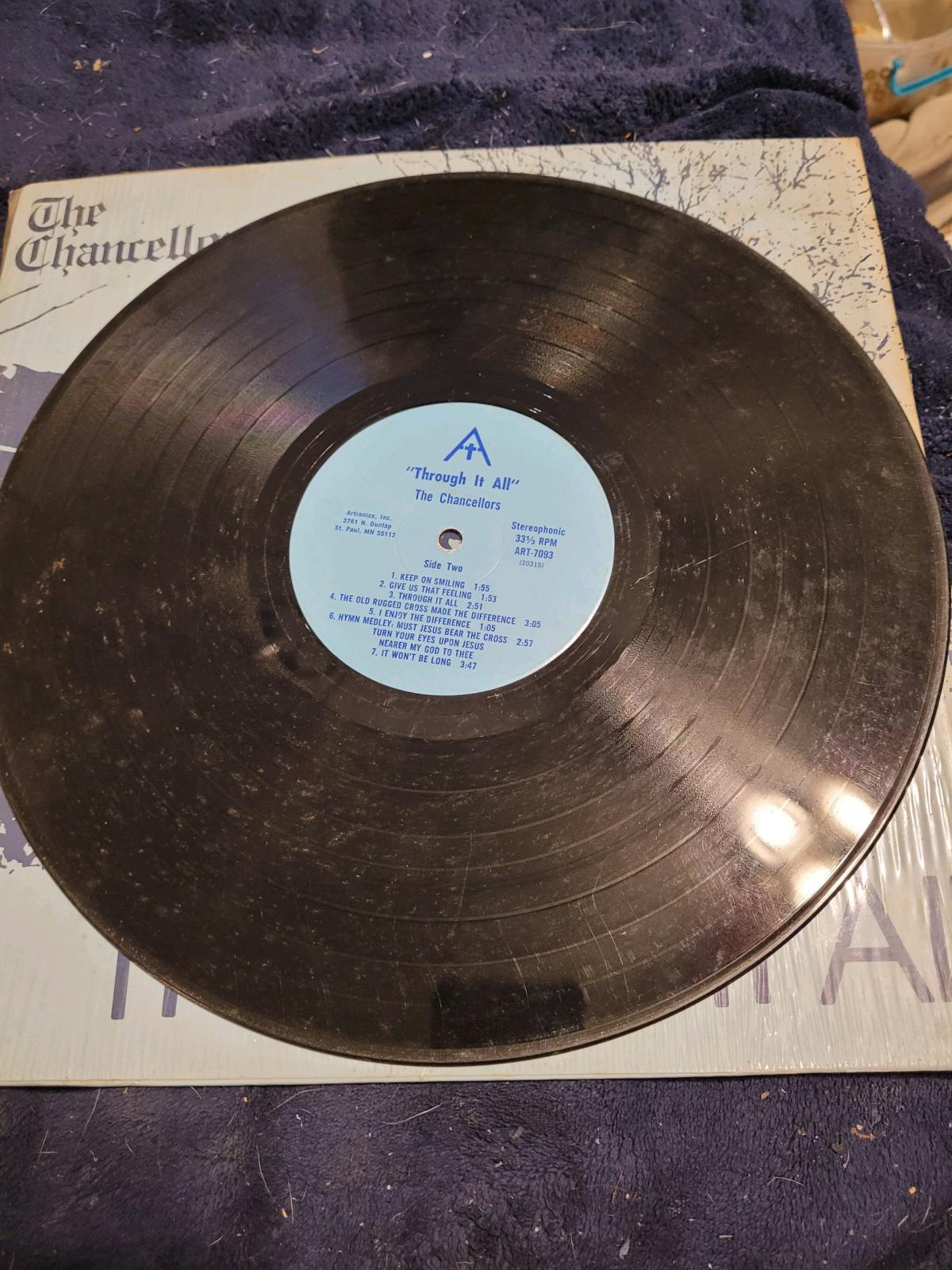 The Chancellors Threw it all Vinyl record - Blue Earth, Minnesota - FleaMarketBay