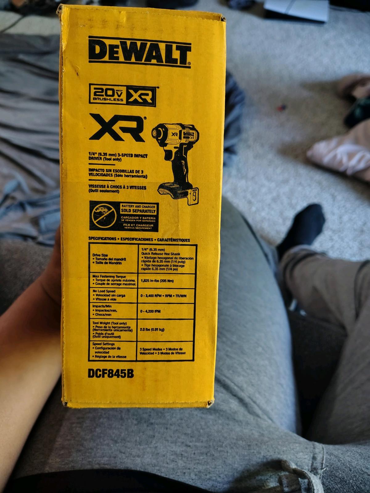 Dewalt DCF845B 3Speed Brushless 20V Cordless 14 Impact Drive - Matthews, North Carolina - FleaMarketBay