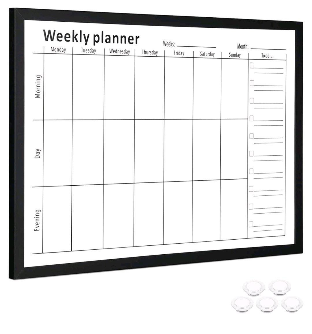 Navaris Weekly Planner White Board - Tomball, Texas - FleaMarketBay