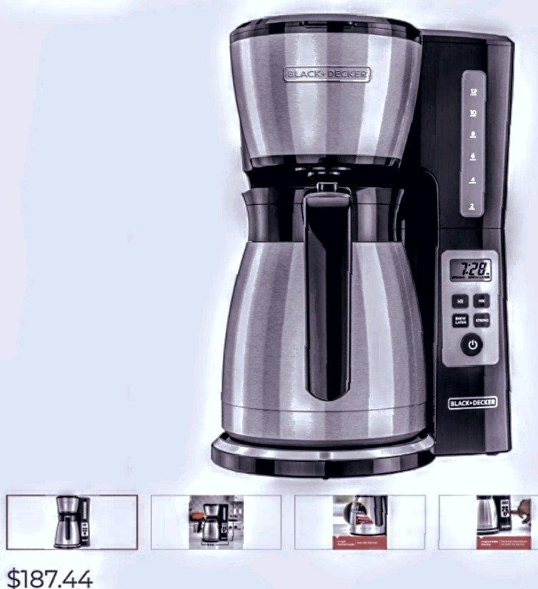 black n decker coffee maker 12 cup - Adelanto, California - FleaMarketBay