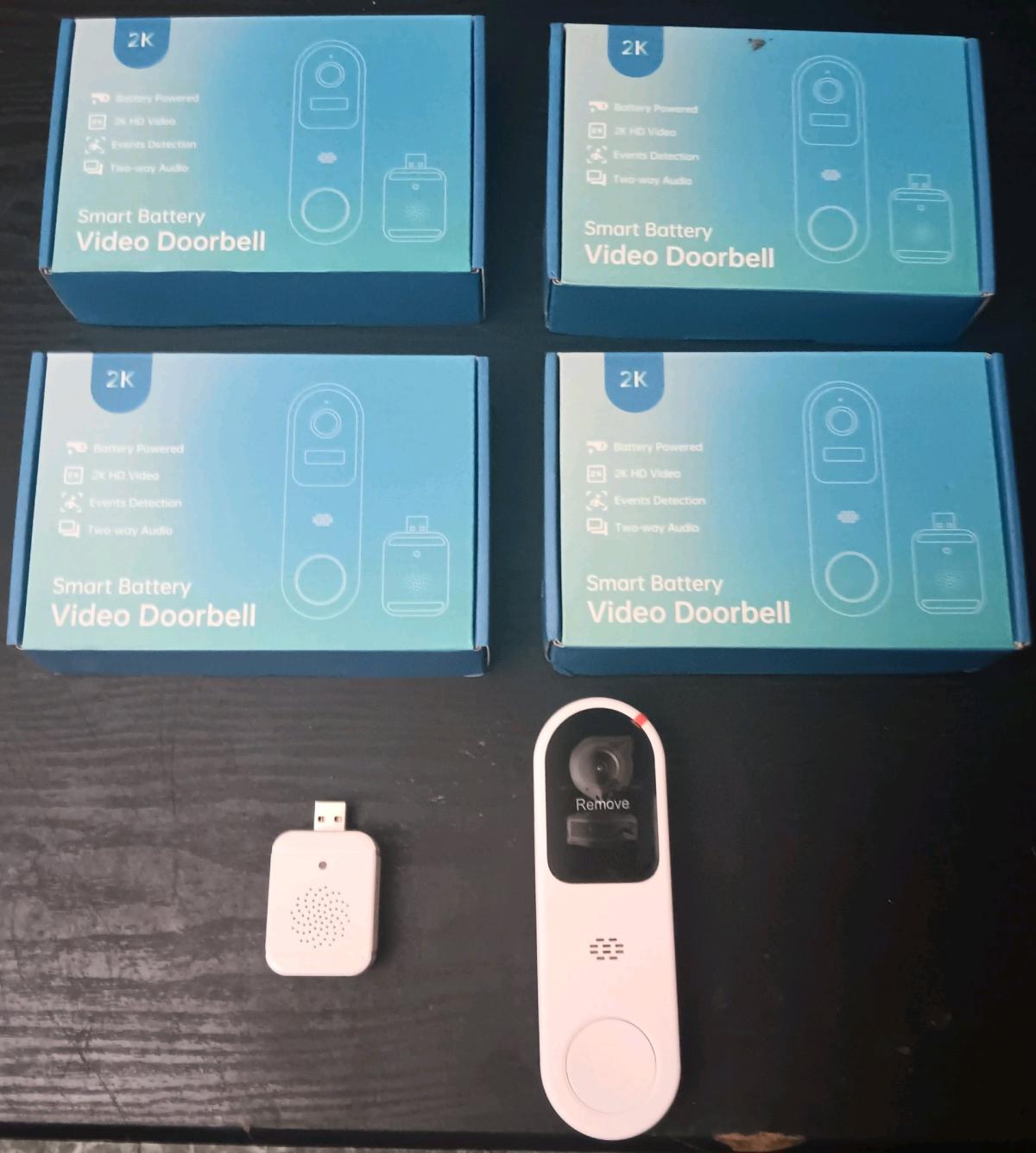 2K SMART BATTERY VIDEO DOORBELL CAMERA - Bronx, New York - FleaMarketBay