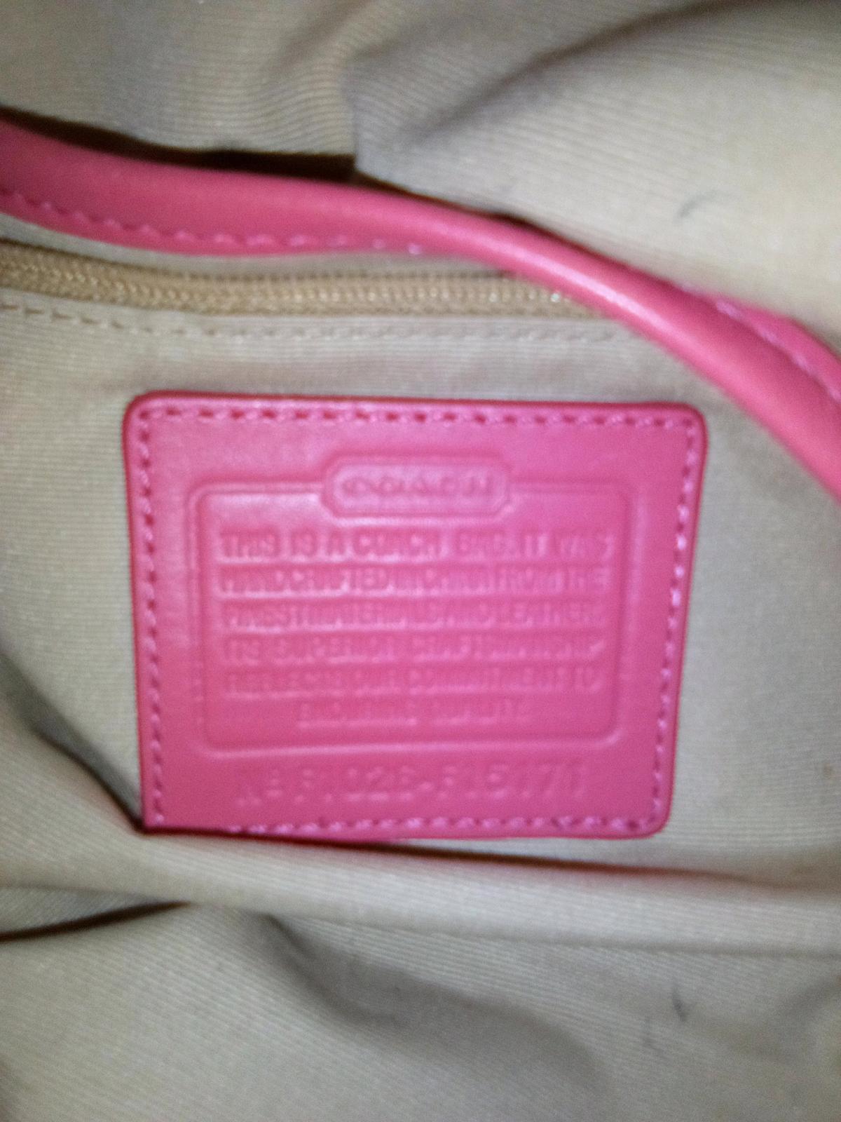 ladies Coach pink and tan purse - Sugar Land, Texas - FleaMarketBay