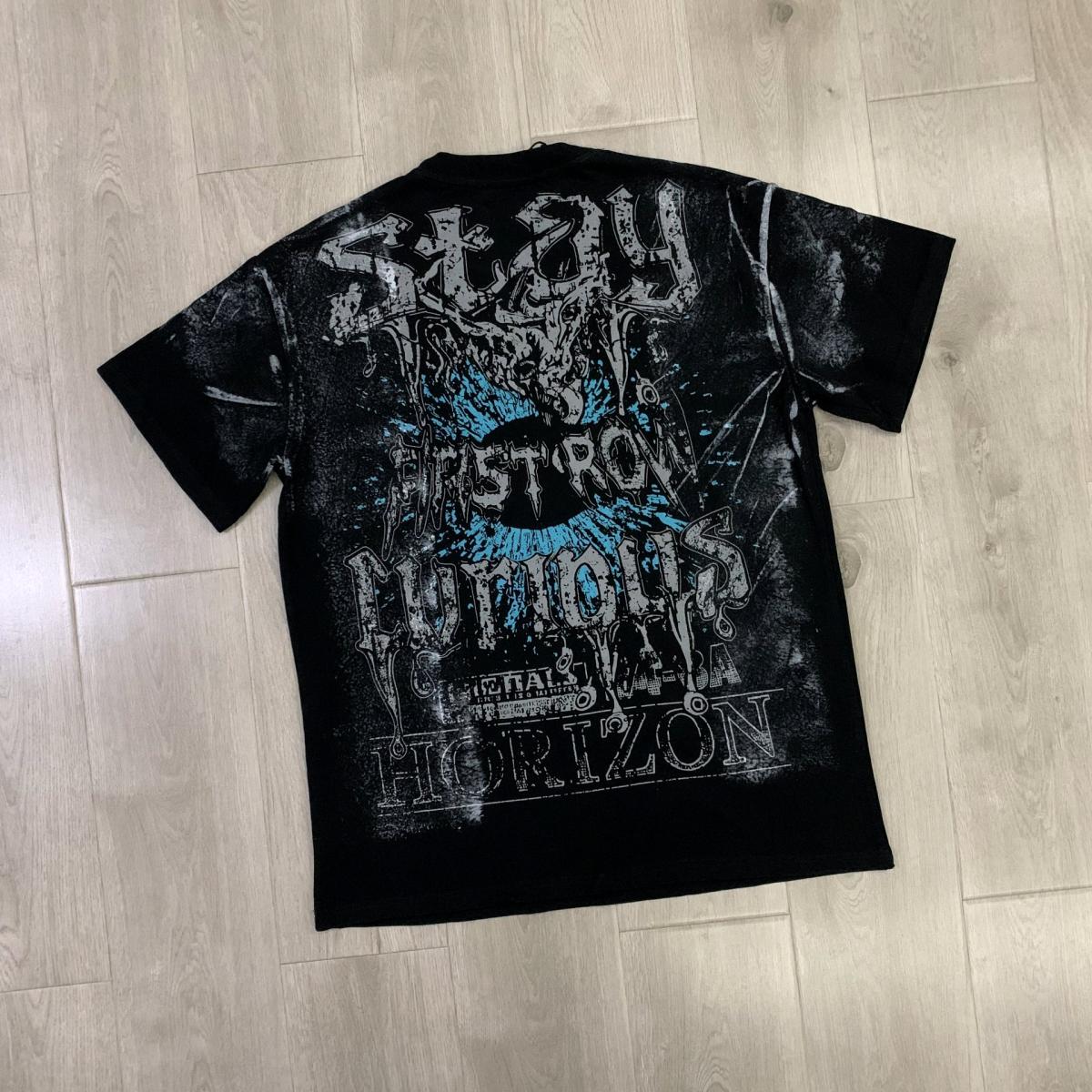 First Row Stay Curious Eyeball Tshirt - Barnstable, Massachusetts - FleaMarketBay
