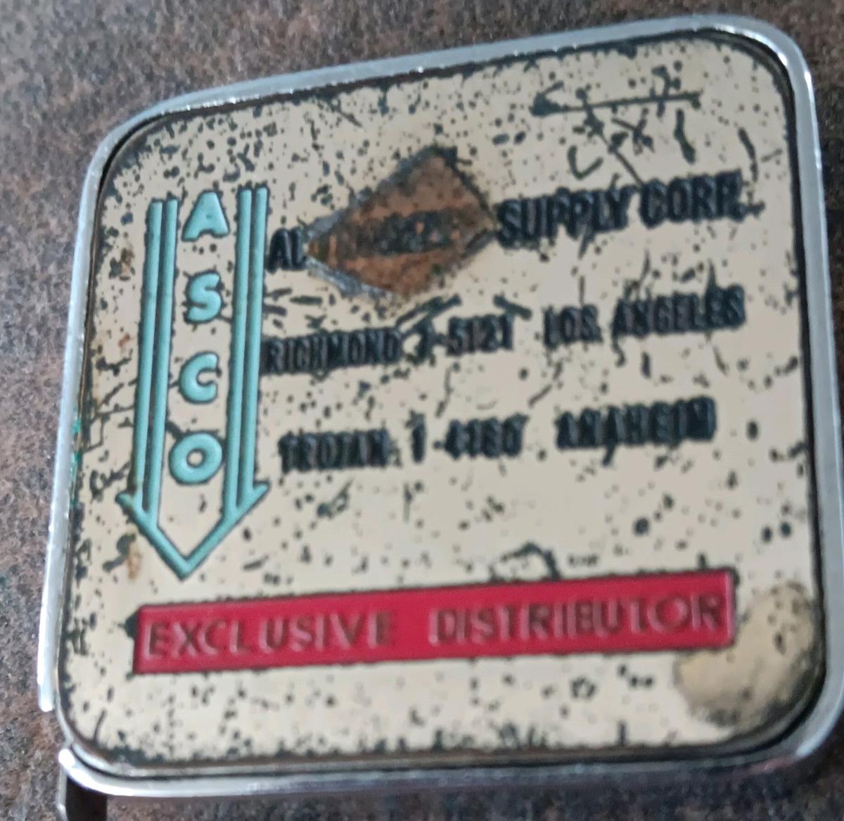 Asco measure tape - Carson, California - FleaMarketBay