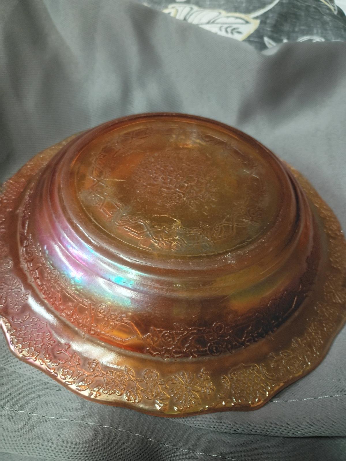 Iridescent Carnival Normandie 6 12 cereal bowl - Winfield, Kansas - FleaMarketBay