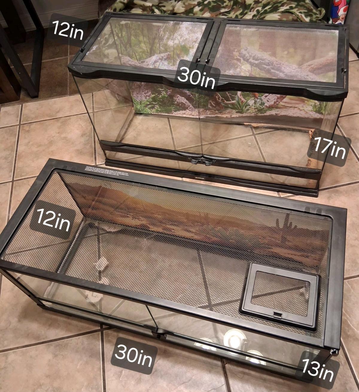 Reptile Terrariums Pending - Fort Worth, Texas - FleaMarketBay