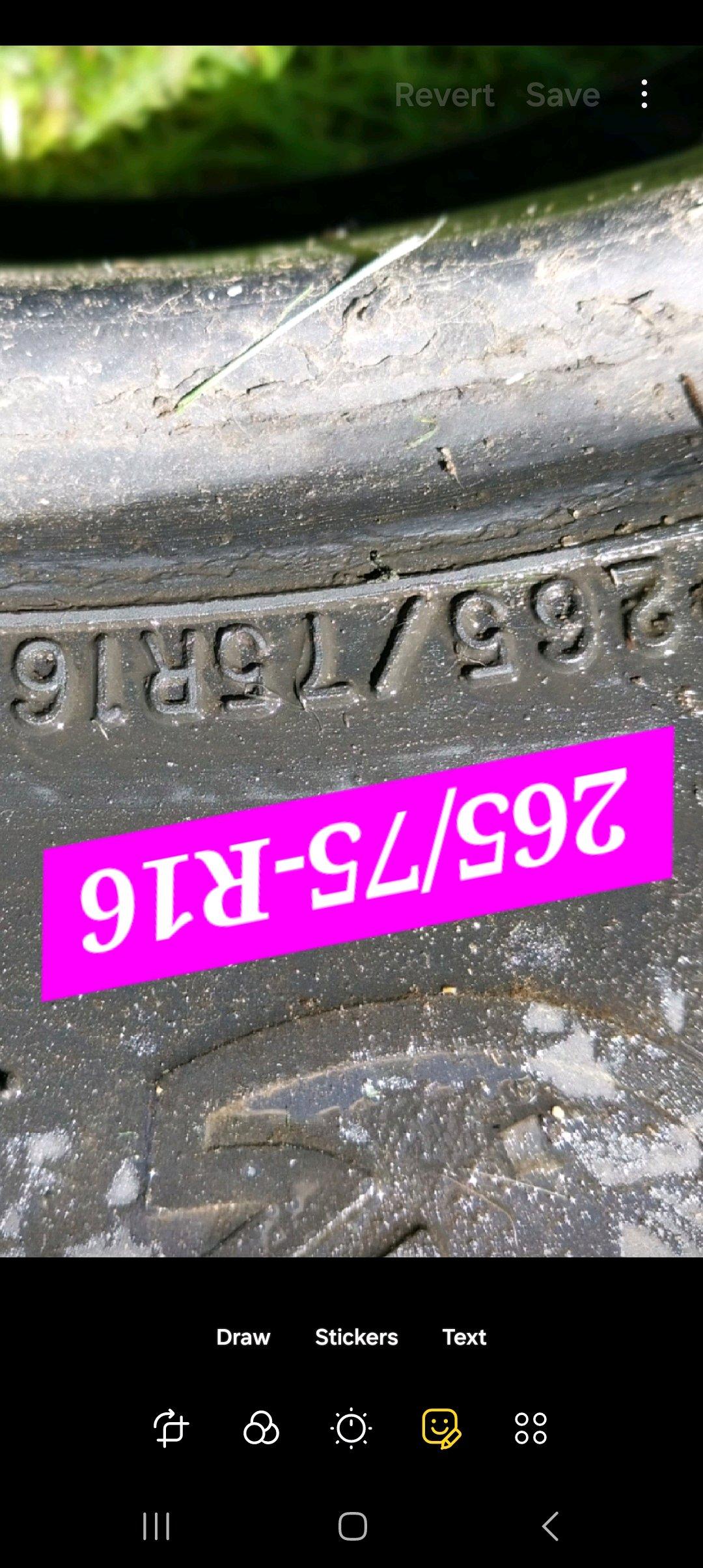 Tires for pick up in Alto MICHIGAN 49302 - Alto, Michigan - FleaMarketBay