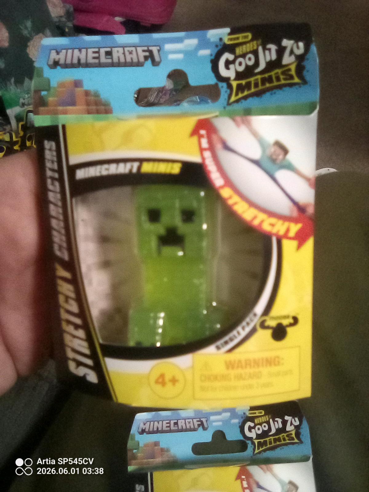 2 Minecraft Jin jitzu minis stretchables figures - Greensburg, Pennsylvania - FleaMarketBay