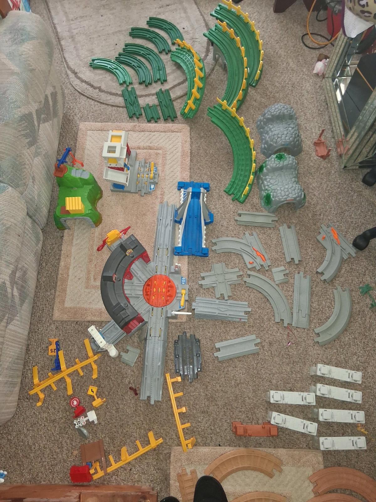 geotrax fisherprice rail and road system megalot - Mechanicsburg, Pennsylvania - FleaMarketBay