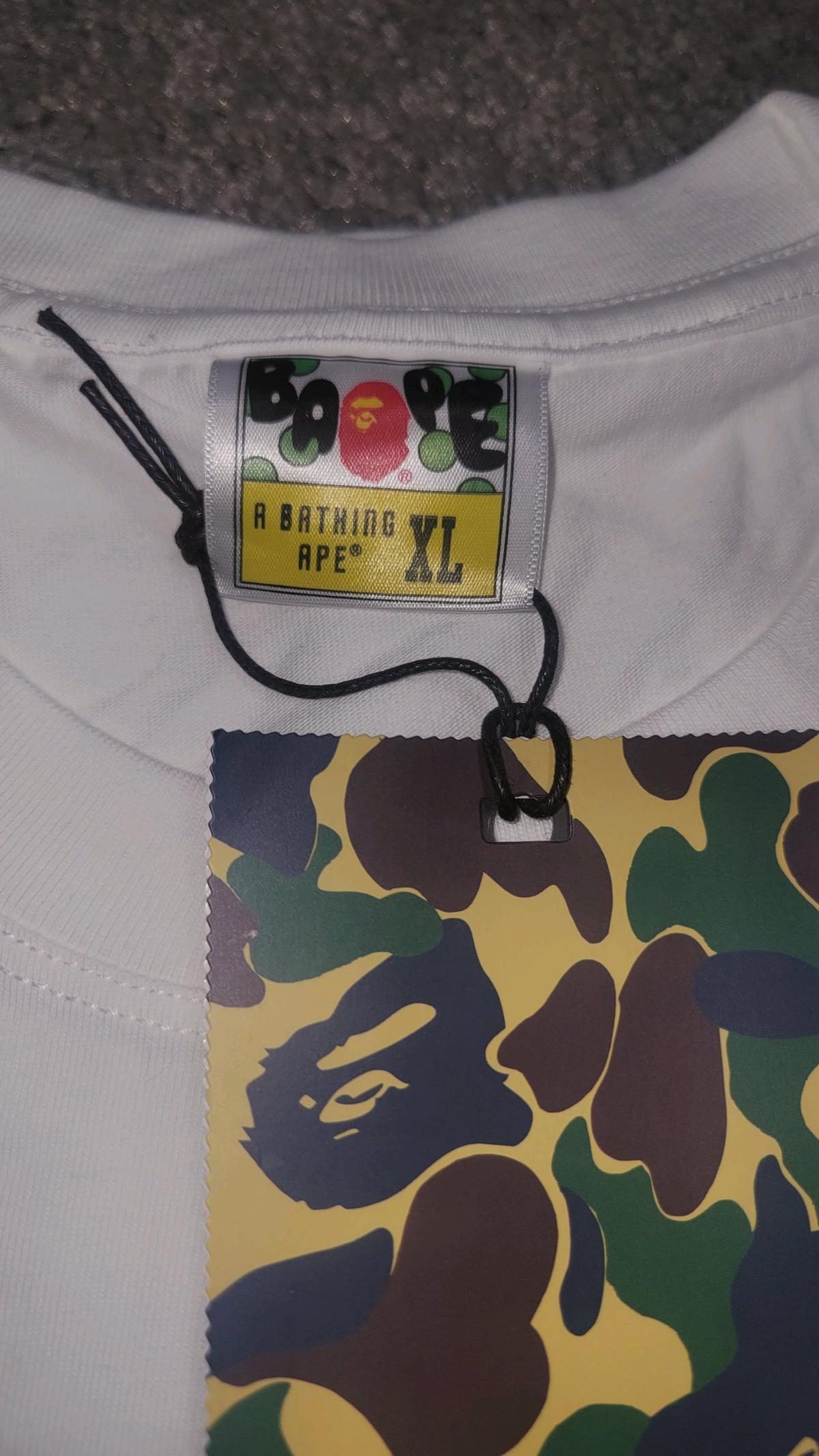 White bape tee - Atlanta, Georgia - FleaMarketBay