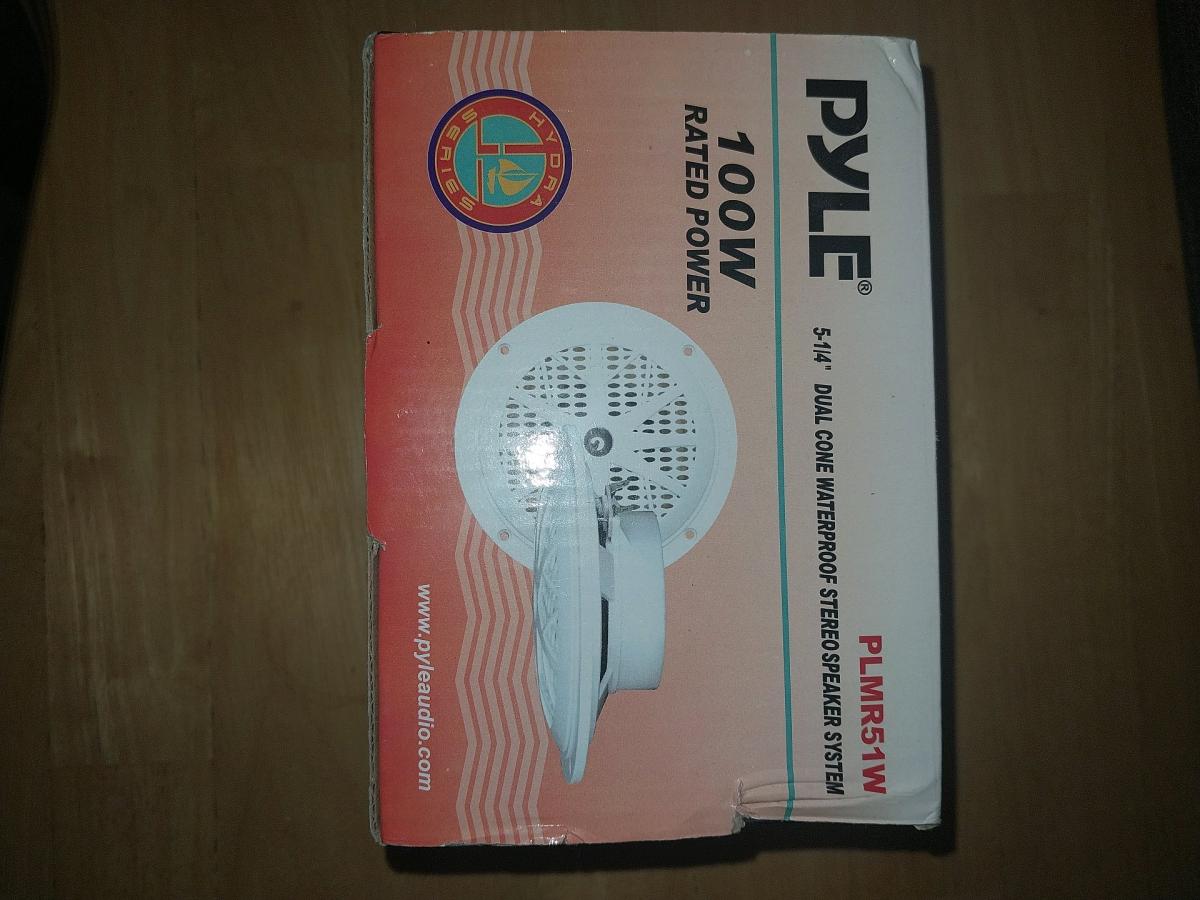 Marine grade speakers one pair nib - Alto, Michigan - FleaMarketBay