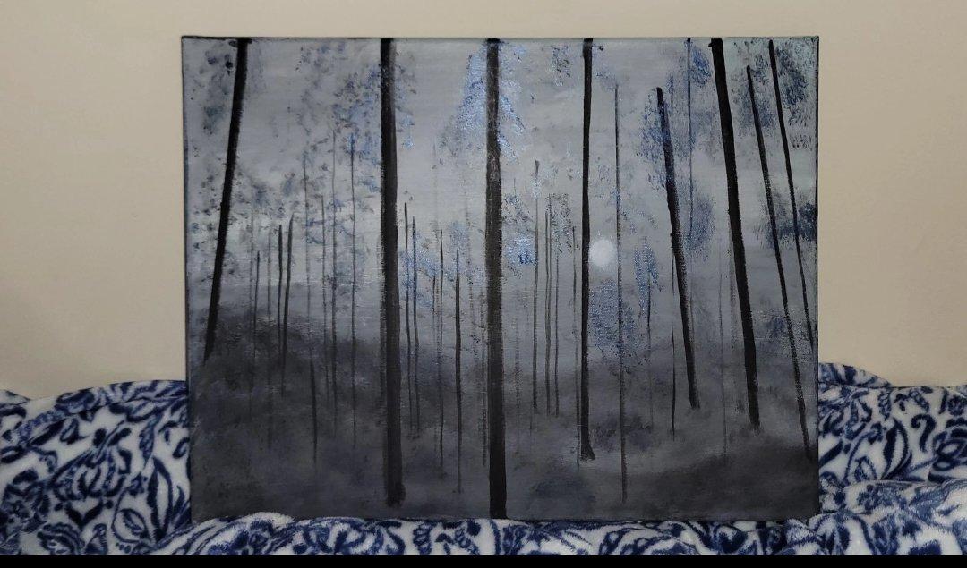 Devils Den State Park acrylic painting - Springdale, Arkansas - FleaMarketBay