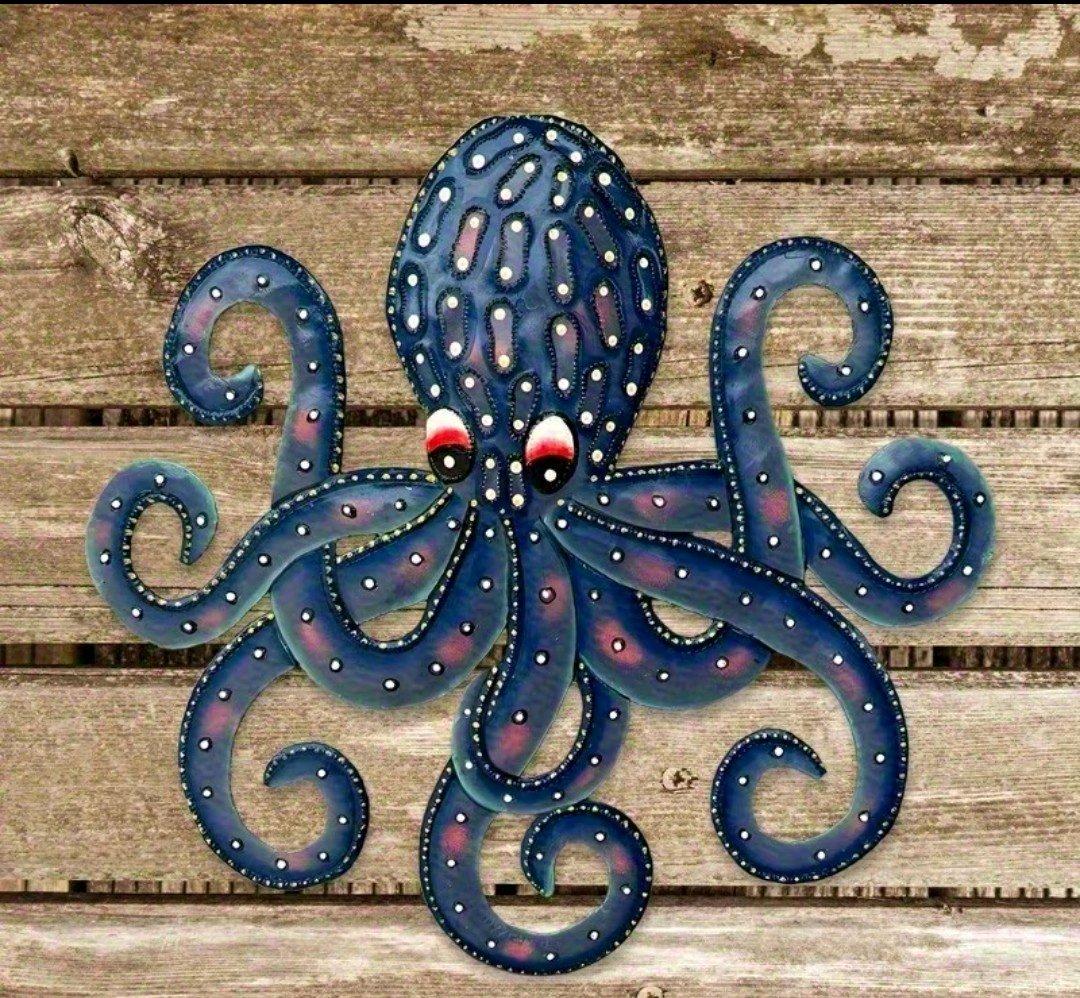 Wood Octopus Wall Decor - Palm Bay, Florida - FleaMarketBay