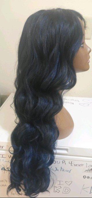 Blue and Black synthetic wig - Fresno, California - FleaMarketBay