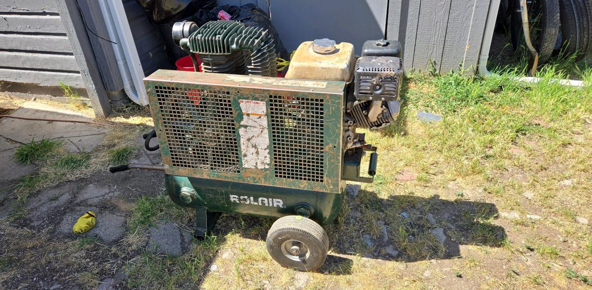 Rolair Air Compressor with Honda GX240 Engine - Denver, Colorado - FleaMarketBay