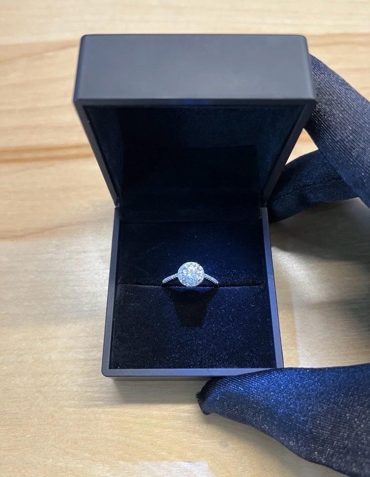 VVS1 Moissante Engagment or promise ring - Aurora, Colorado - FleaMarketBay