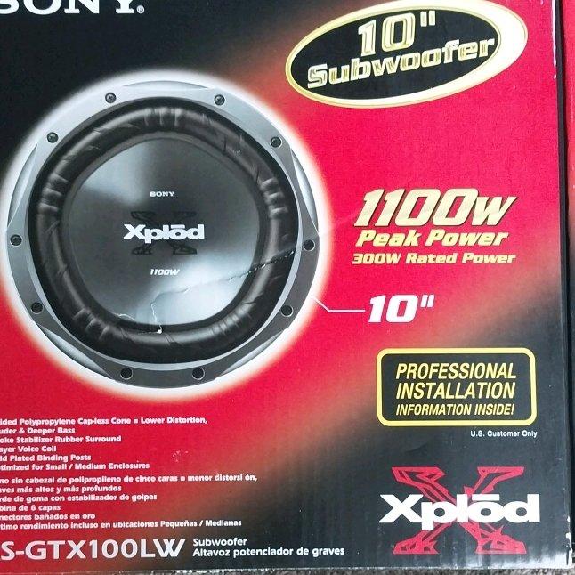 Sony 10 Subwoofer NIB - Alto, Michigan - FleaMarketBay
