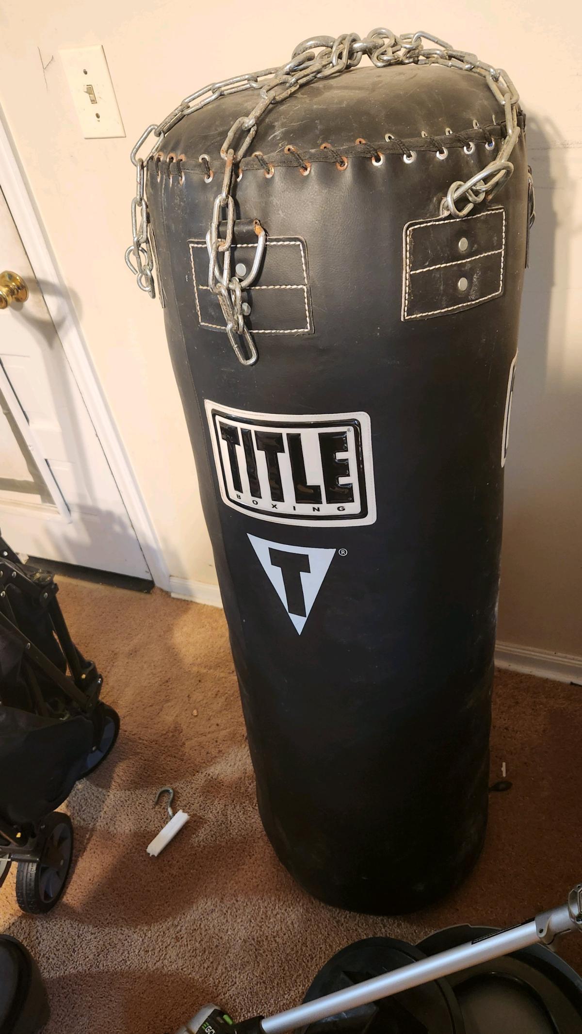 Title Boxing leather heavy bag - Kansas City, Missouri - FleaMarketBay